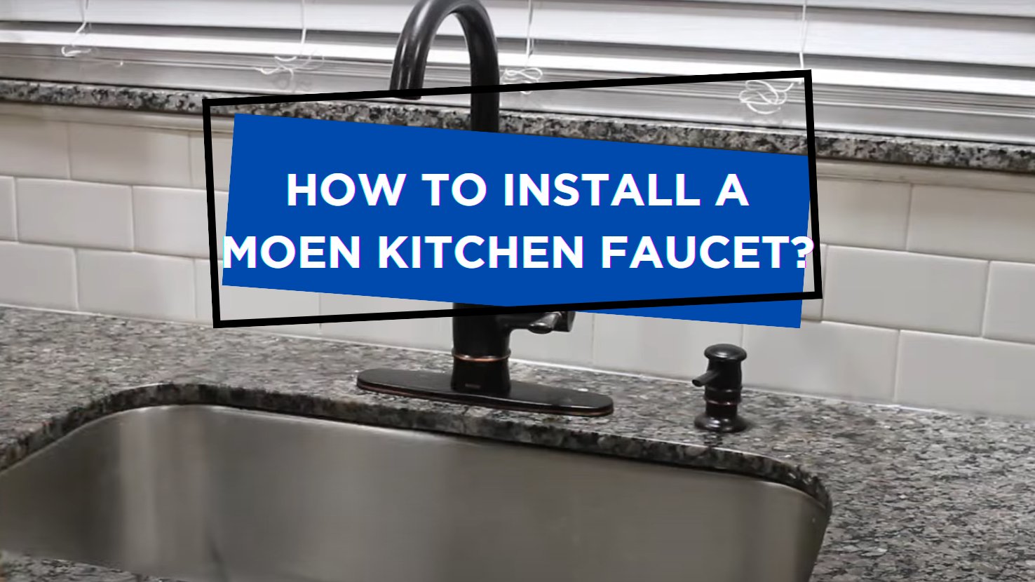how to install a moen kitchen