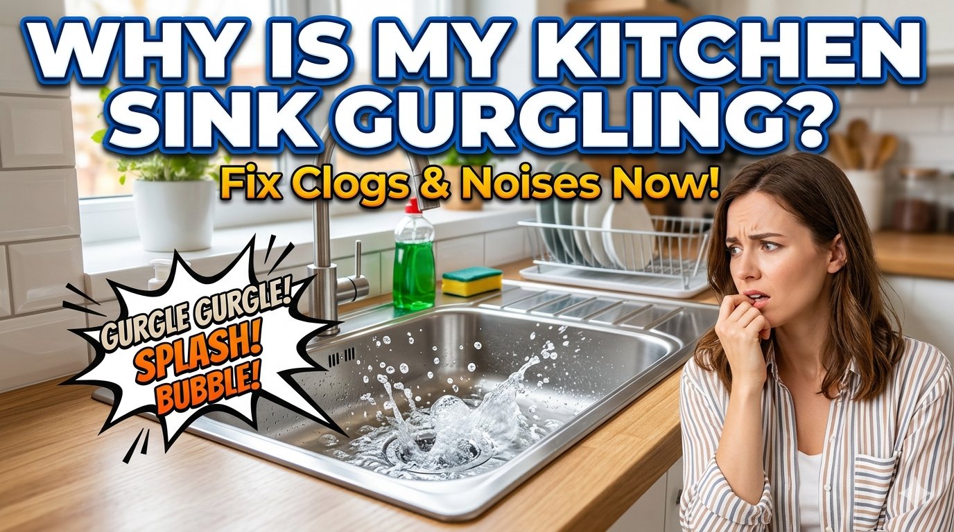 why is my kitchen sink gurgling