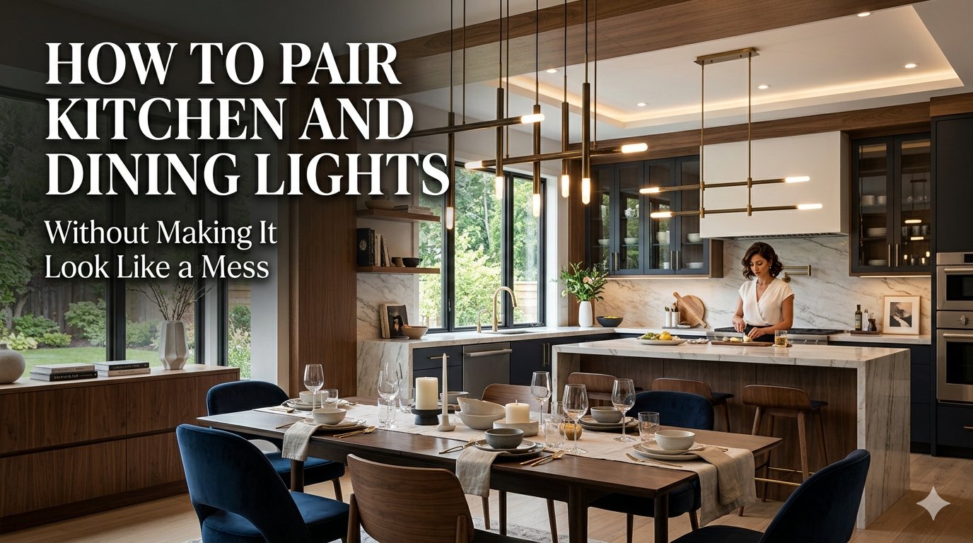 how to pair kitchen and dining lights feature